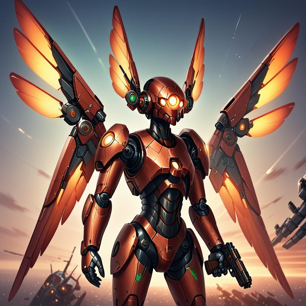 score_9, score_8_up, score_7_up,stellaris,machine,solo,holding,weapon,wings,holding weapon,gun,no humans,glowing,robot,holding gun,mecha,science fiction,mechanical wings <lora:StellarisPony-000017:0.6>