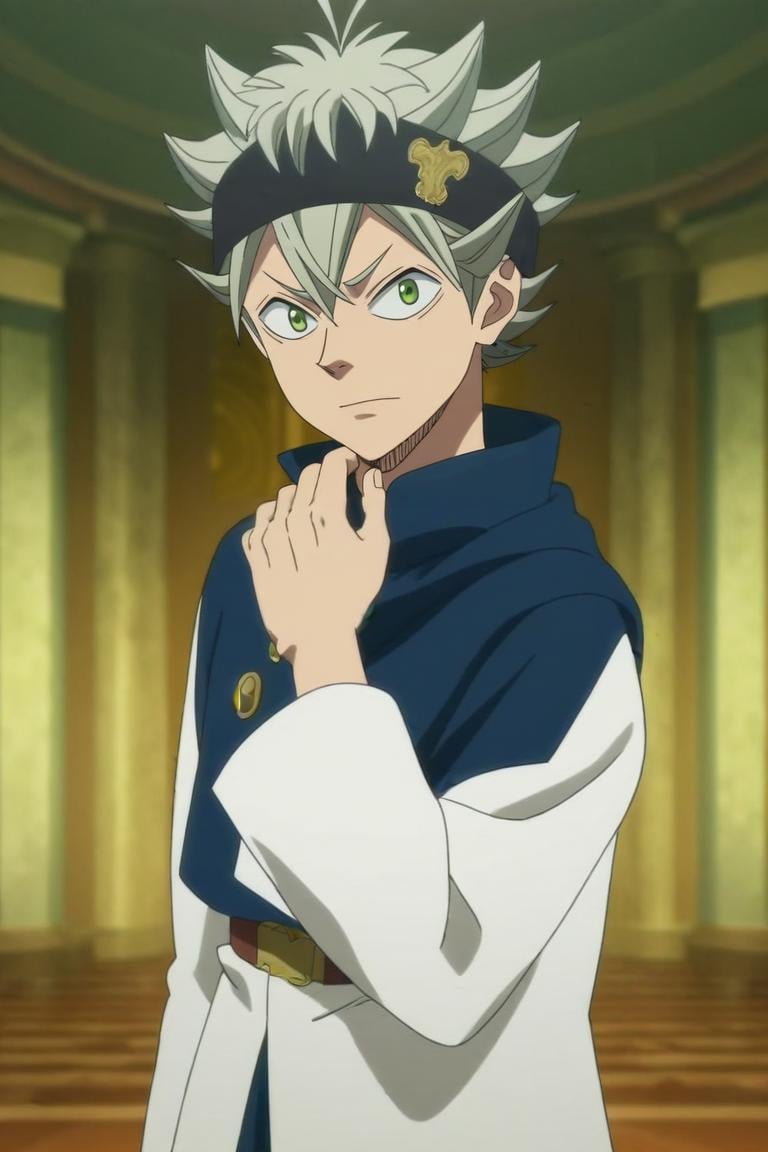 score_9, score_8_up, score_7_up, source_anime, anime screencap, anime coloring, official style, looking at viewer, , depth of field, 1boy, solo, male focus, <lora:asta_black_clover_pony:0.76>, asta_black_clover, , , , , conservatory, Hands on the back of the neck, indicating frustration or stress, <lora:sdxl_lightning_8step_lora:1>