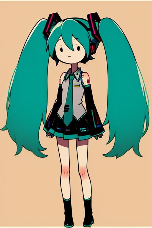 <lora:avt-10:1>, avt, hatsune miku, full body, detailed background, masterpiece, best quality