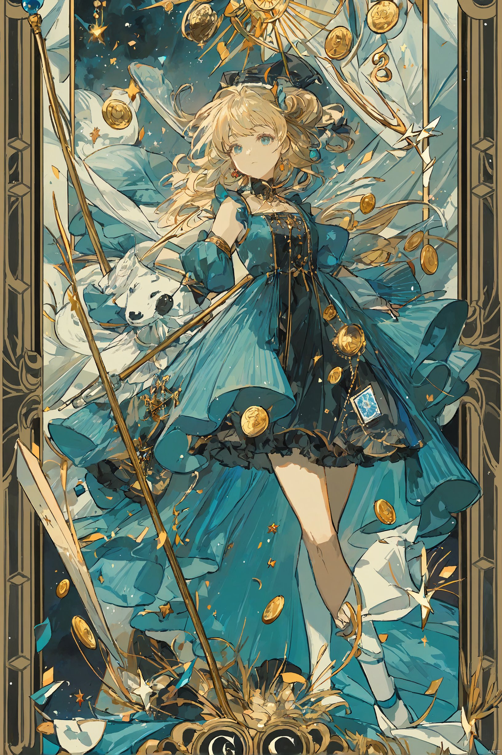 1girl,TAROT,extremely detailed,masterpiece,very aesthetic