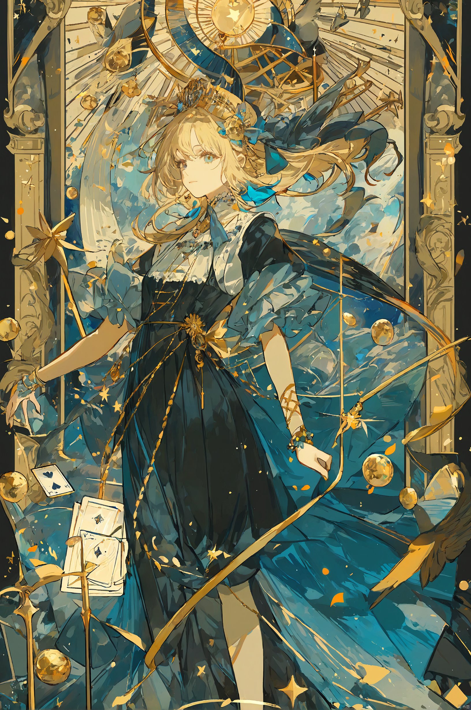 1girl,TAROT,extremely detailed,masterpiece,very aesthetic