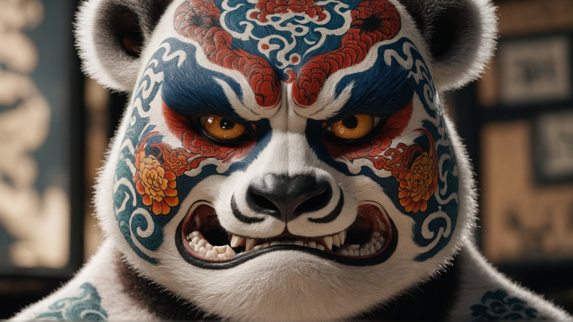 DonMP41n717Bl4ckXL DonMD347hM374lXL (masterpiece, best quality,detailed light),   DonMH4ny4XL, lemur, yakuza tattoos with dragons and hannya masks,  (highres, 4k, 8k, intricate detail, cinematic lighting, amazing quality, amazing shading, soft lighting, Detailed Illustration, wallpaper)   <lora:myLoraXL_test\DonMH4ny4XL-000008>,