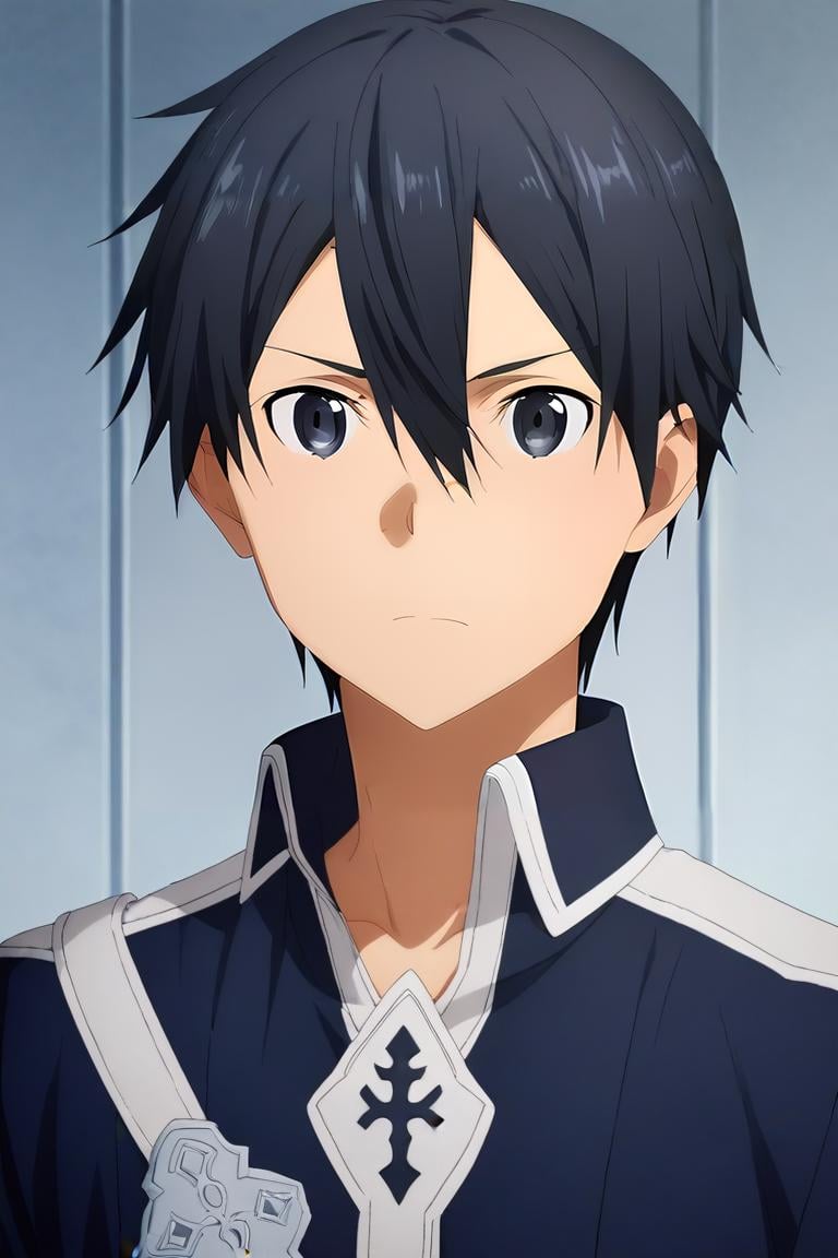 score_9, score_8_up, score_7_up, source_anime, semi-realistic, looking at viewer, upper body, , 1boy, solo, male focus, <lora:kazuto_kirigaya_pony:0.74>, kazuto_kirigaya, black hair, black eyes, hair between eyes, short hair, , sword art online: alicization, , , Arms extended wide, expressing openness, <lora:sdxl_lightning_8step_lora:1>