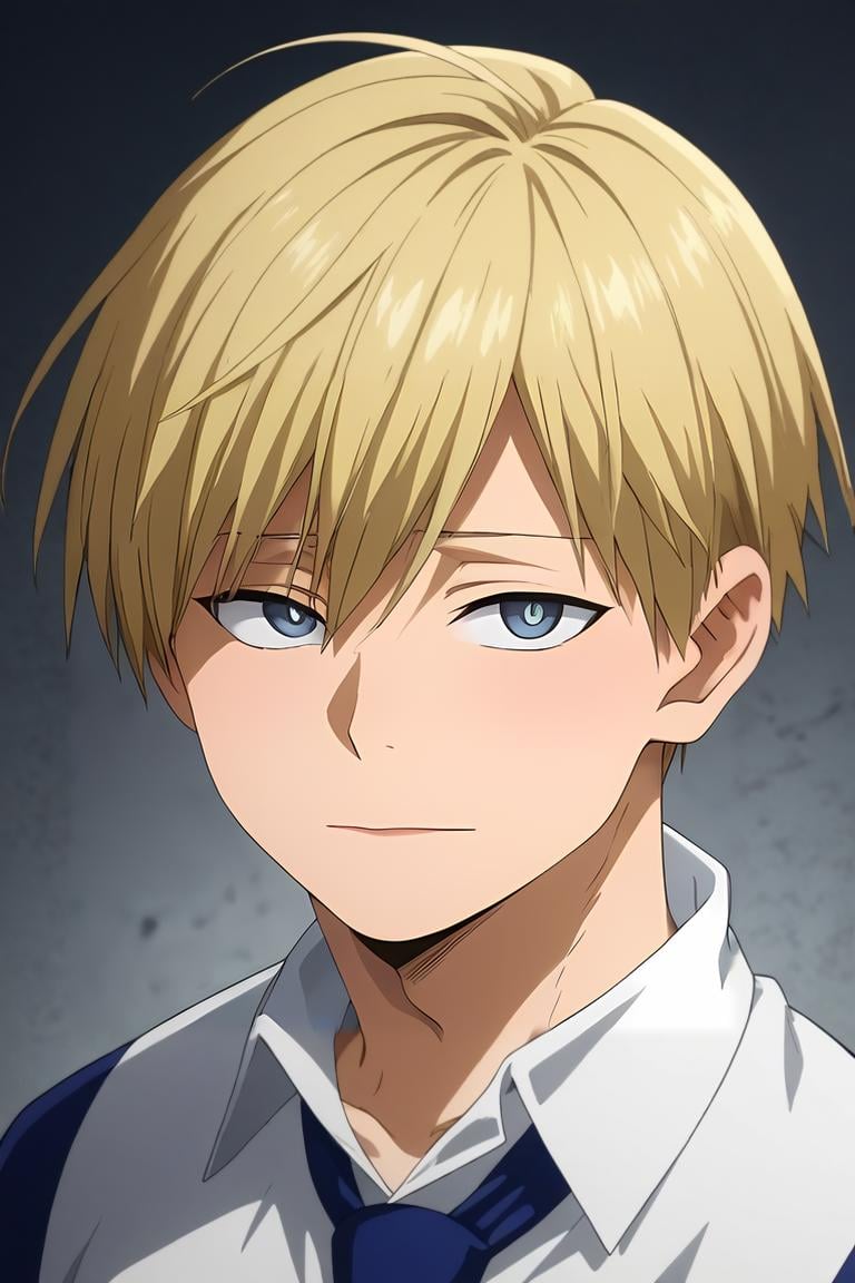 score_9, score_8_up, score_7_up, source_anime, (realistic:0.6), looking at viewer, , depth of field, 1boy, solo, male focus, <lora:neito_monoma_pony:0.9>, neito_monoma, blonde hair, grey eyes, short hair, hair between eyes, , dark tunnel, , <lora:sdxl_lightning_8step_lora:1>