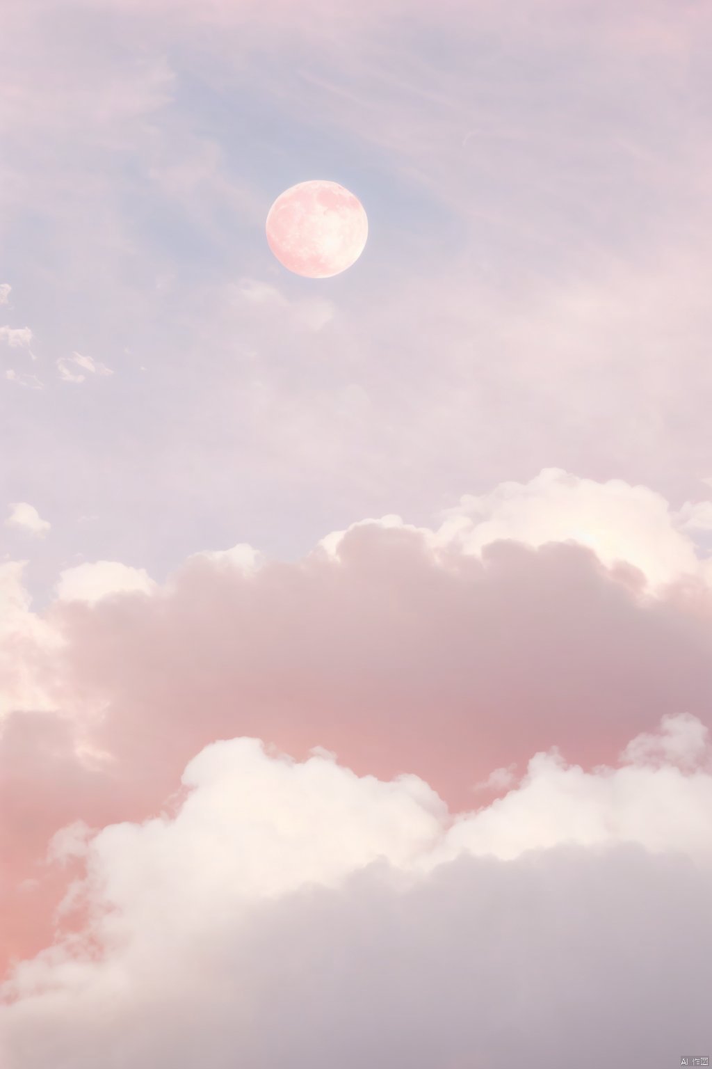 outdoors,pink sky,pink cloud,no humans,fullmoon