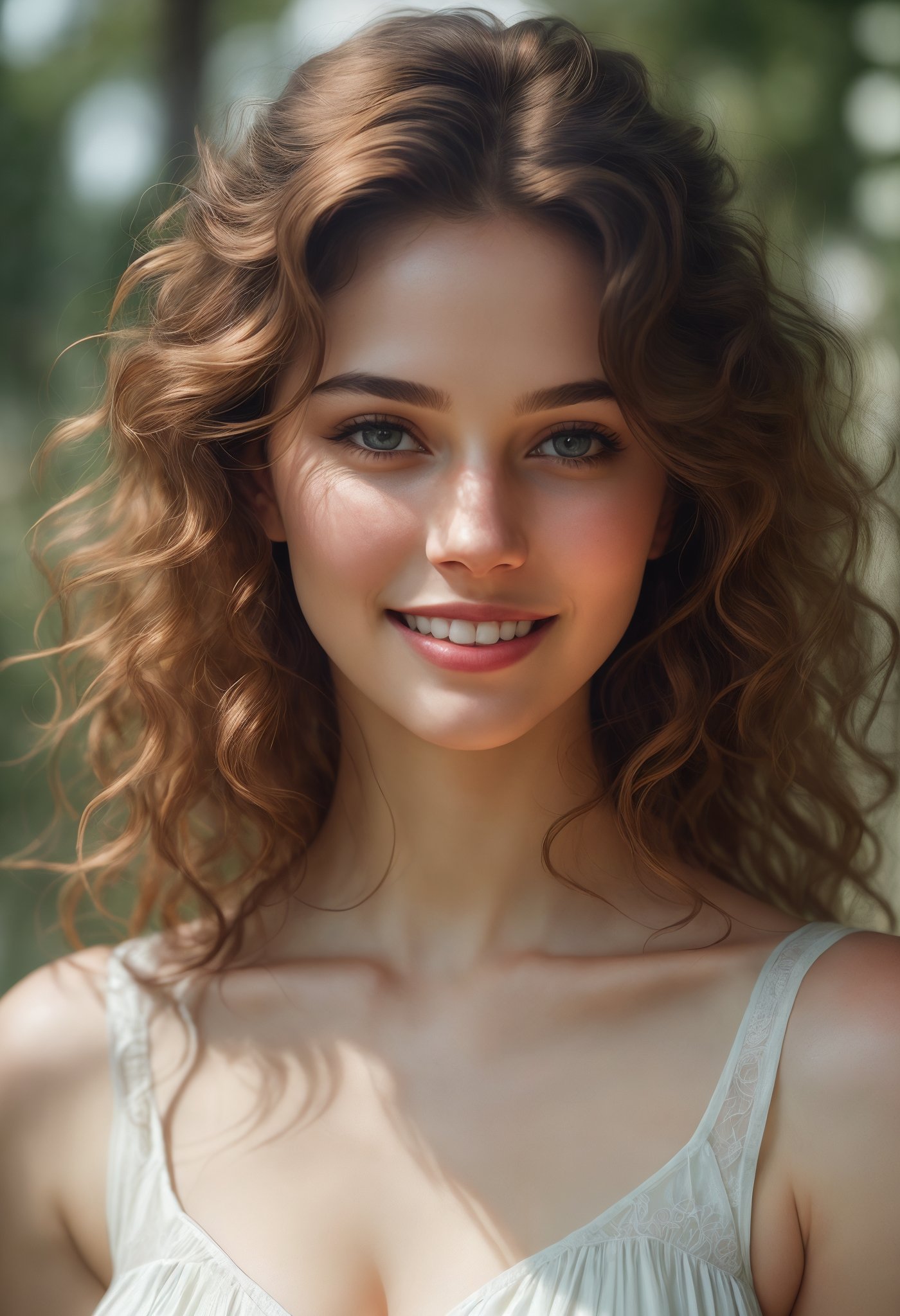 stunningly beautiful   (((extremely innocent face ))), wild hair, ((best quality)), ((masterpiece)), (detailed),   highly detailed HDR photo, 8k quality, best quality, high resolution ultra photorealistic, high definition, highly detailed photo, photon mapping, dynamic angle, professional lighting, highly detailed face and body,expressive eyes, perfectly detailed face, smile, gorgeous face,  real skin details, soft skin,   looking at viewer,                 


raw, photorealistic, real, perfect skin, real skin, realistic photo of a mid body shot,  ,  extremely innocent face, very  beautiful,


cheerful, laughing, clever naughty smile, , she is wearing a  pretty  dress,

she smile like gentle love goddess, very long tresses, short hair, expressive face,


 ,1