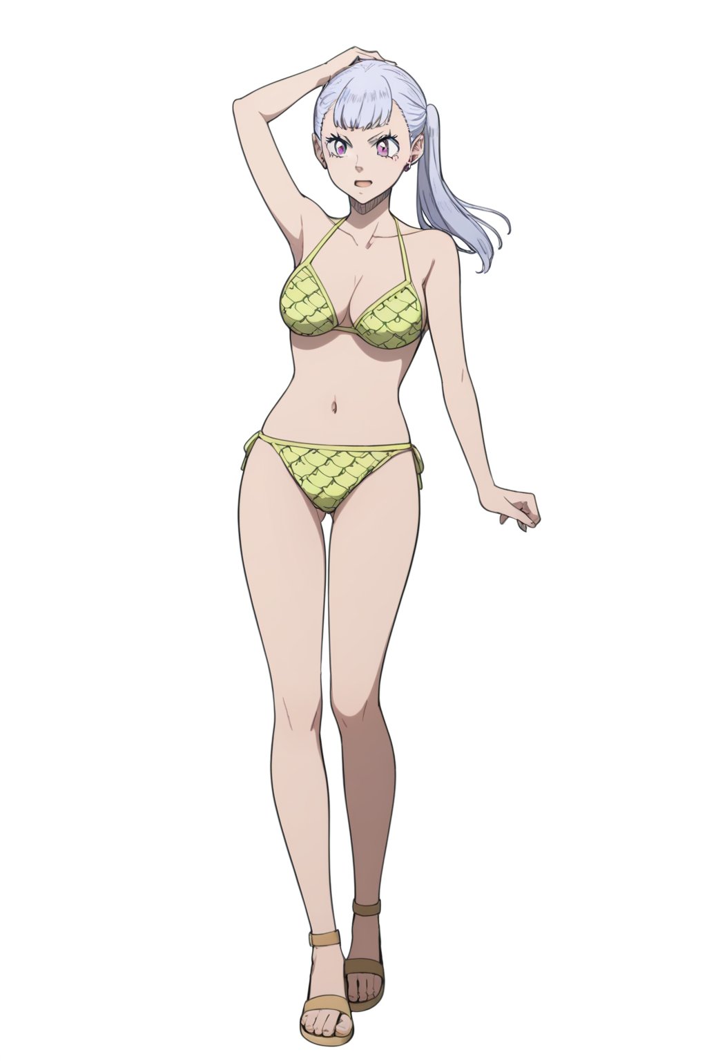 score_9, score_8_up, score_7_up, score_6_up, score_5_up, score_4_up, BREAK, source_anime,1girl,noelle_silvav2,bikini