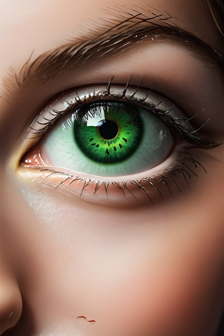 green eye, high detailed