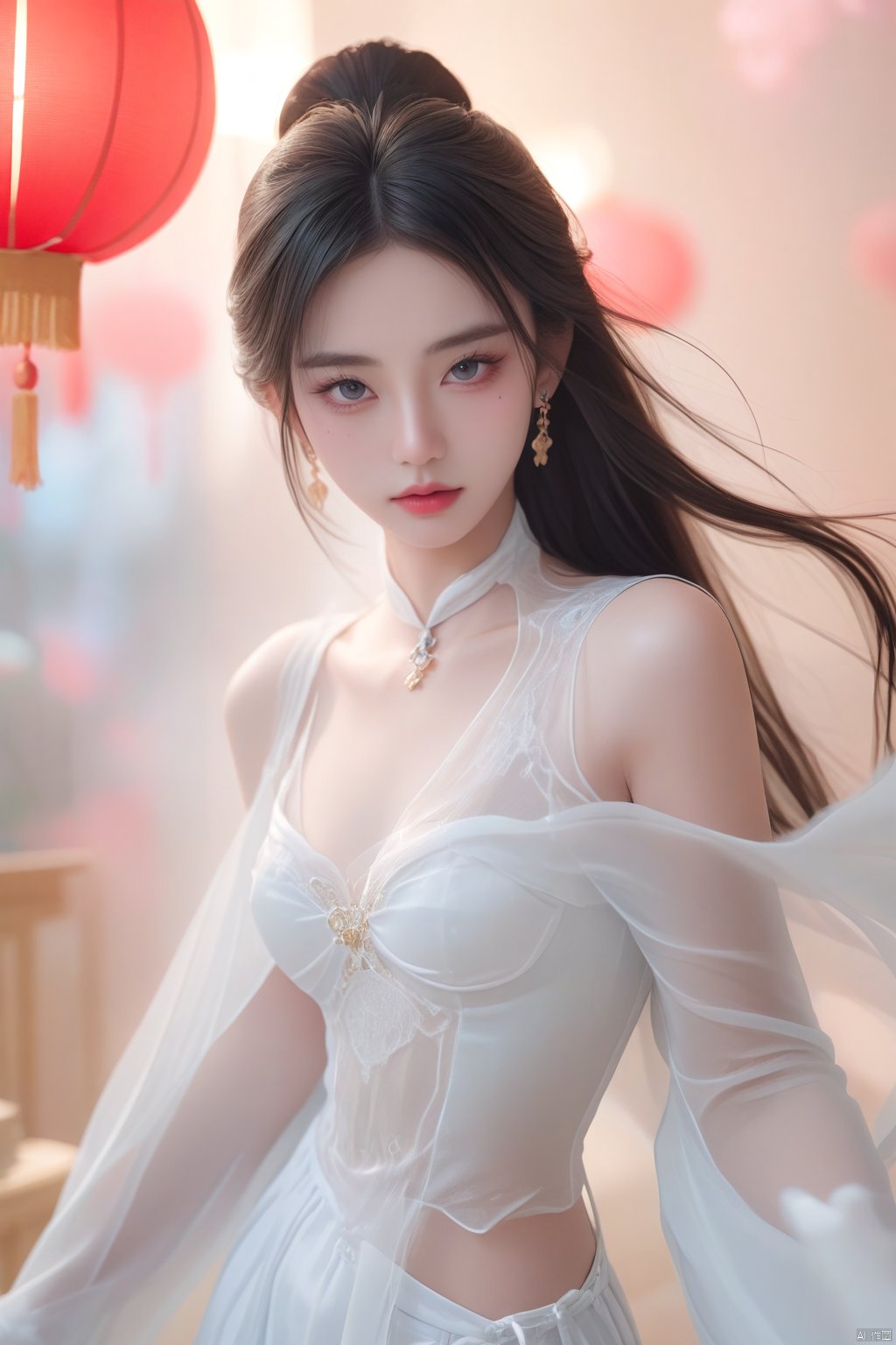  hubg_beauty_girl,
masterpiece,1girl,white dress,upper body,walking,looking at viewer, masterpiece,32k,extremely detailed CG unity 8k wallpaper, best quality, vibrant colors, break, china goddess, see through,1girl, long hair, black hair,dodger red see through clothes,gold dress,transparent shawl,1girl,red hanfu,earrings,best quality,masterpiece,RAW photo, detailed face, beautiful symmetrical face, cute natural makeup, sadness, feminine, highly detailed, oriental minimalism, subtle elegance, hd , in the style of elegant clothing, realistic yet ethereal, simplistic designs, oriental, whimsical shapes, serene harmony beautiful symmetrical face, elegant, feminine, highly detailed, intricate,best quality, ultra-detailed, masterpiece, hires, 8k,(photorealistic),transparent,skin white and smooth,transparent shawl,high heels,