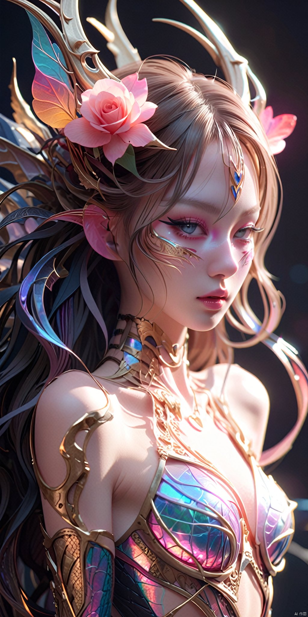  (,emitting a sense of arrogance:0.83),insanely detailed,a lot of details,a female [,banshee|,TROLL] girl ,composed of {0Objects},demon wings,ornate armor,decorated with gorgeous patterns and beautiful tattoo,subtle shadows,iridescent gold,cinematic light,sharp focus,[,short dress|,sheath dress |,Hip wrap skirt],detailed beautiful heart-shaped face,ultra detailed,fine details,extremely detailed,surrealism detail,[k-pop], hubg_beauty_girl