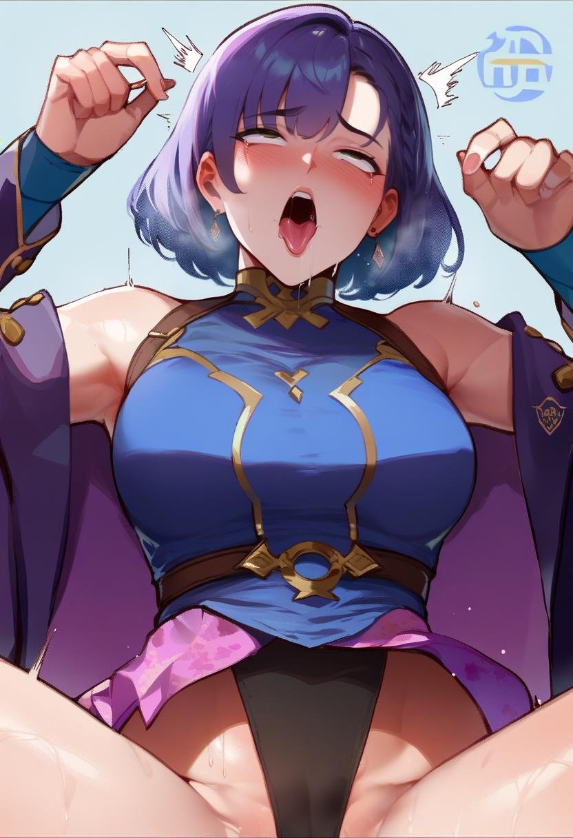 score_9, score_8_up, score_7_up, source_anime BREAK 1girl, solo, <lora:thiccwithaq-artist-richy-v1_pdxl:1> blush, open mouth, ahegao