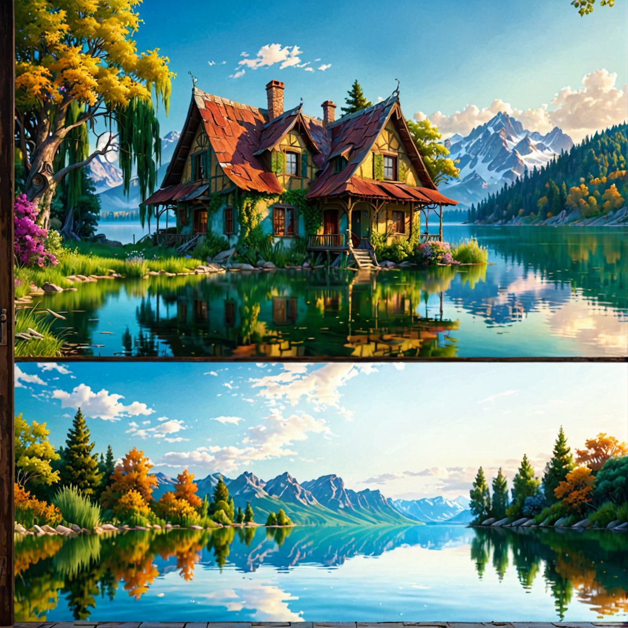 Abandoned house by the lake,landscape, water, (8k wallpaper of extremely detailed CG unit), most beautiful works of art in the world, majestic oil painting professional, intricate, high detail, sharp focus, dramatic and photorealistic painting art
Estimated Cost 