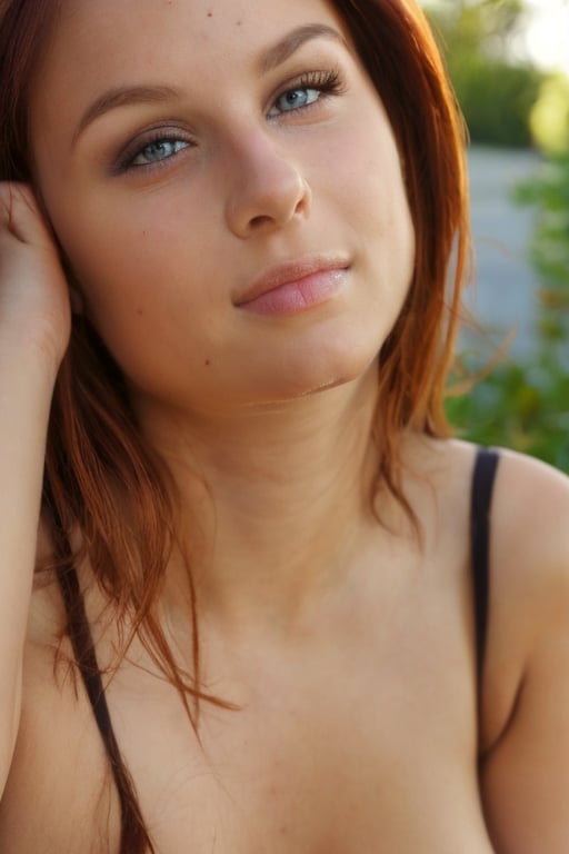 18years girl, 1girl, ((cute_girl)), ((18yo)), ((slim)), 18 years old,cute_girl, ((photorealistic)), masterpiece,pornstar,solo,realistic_lighting, natural skin, natural lighting,pornstar, photo r3al,Extremely Realistic,perfect eyes ,photorealistic, 
outdoors, outside, Masterpiece,realism,photography,A perfect closeup photo,dani