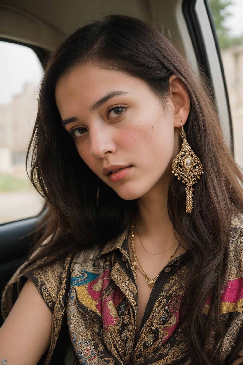 “”19-year-old woman” by Steve McCurry, 35mm, F/2.8, insanely detailed and intricate, character, hypermaximalist, elegant, ornate, beautiful, exotic, revealing, appealing, attractive, amative, hyper-realistic, super detailed, popular on Flickr”