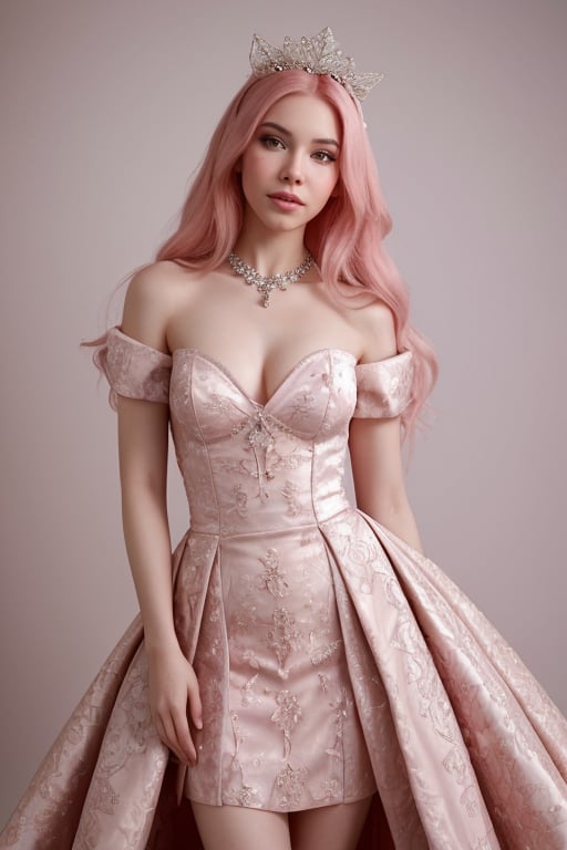 hyperrealistic photo of Belle Delphine in a fashion photoshoot, wearing haute couture clothing, with elegant accessories and a sophisticated pose. The image should have a fashion and sophisticated style, with professional lighting and a glamorous atmosphere. The focus is on Belle's beauty, the look, and the quality of the photos.