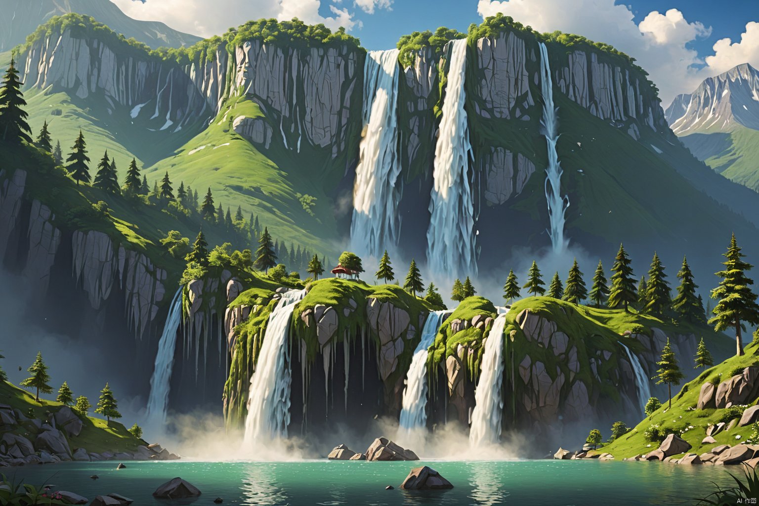 Waterfall Mountain,