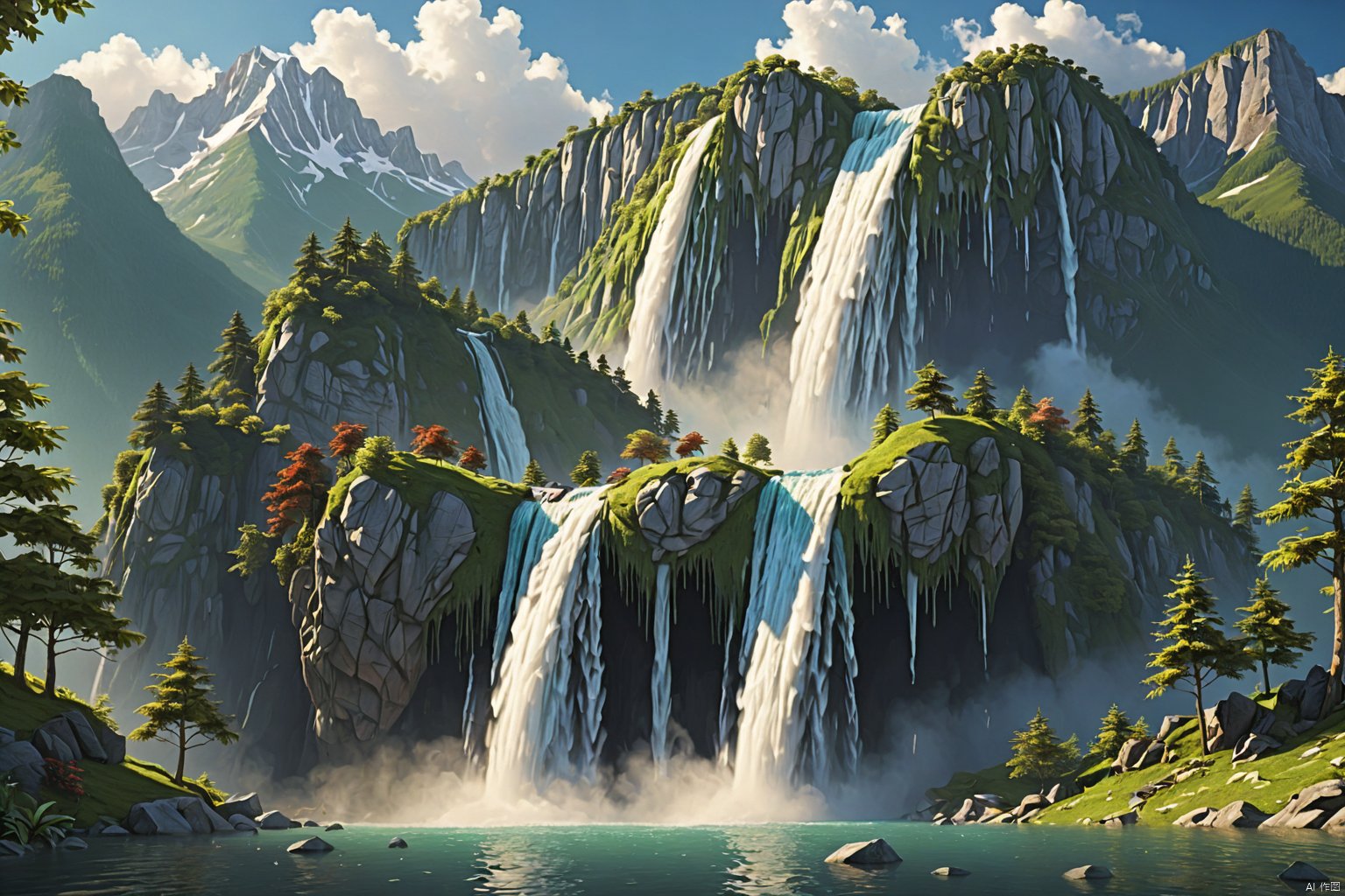 Waterfall Mountain,