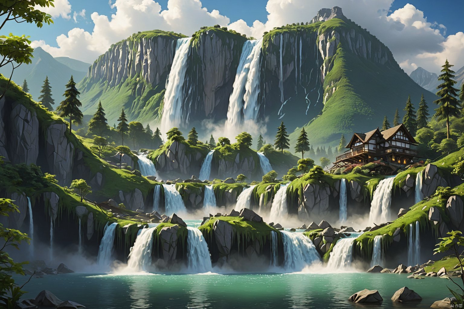 Waterfall Mountain,