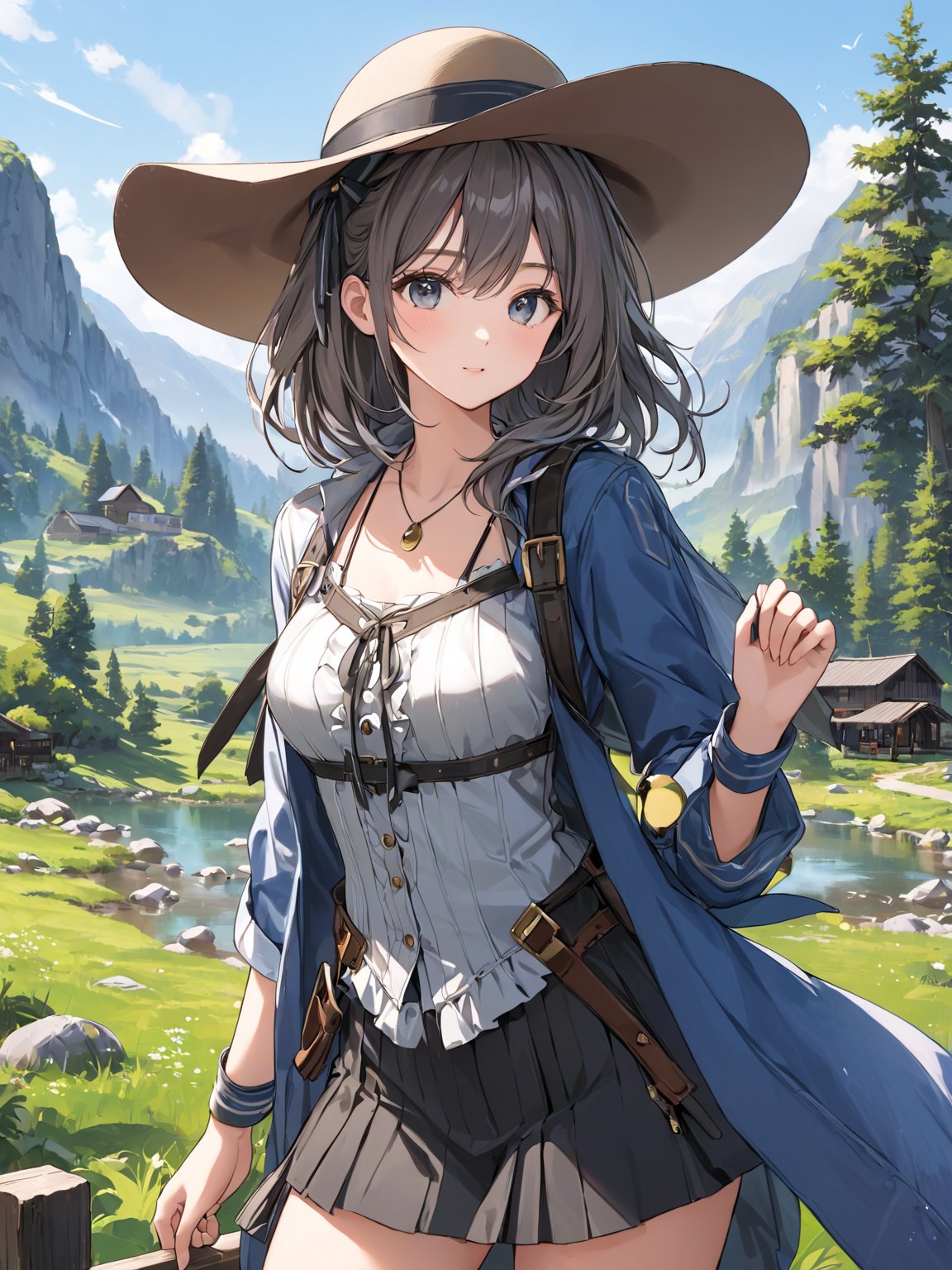 score_9,score_8_up,score_7_up,score_6_up, masterpiece, best quality, detailmaster2, 8k, 8k UHD, ultra detailed, ultra-high resolution, ultra-high definition, highres
,//Character,
1girl, solo, cowboy_shot
,//Fashion,
,//Background,
outdoors
,//Others,
