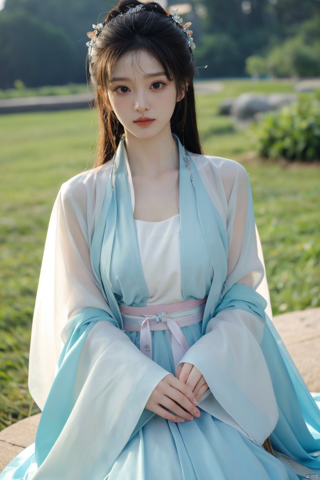 Surrealist beauty photo, hanfu,Xtianxiwei,big_breasts