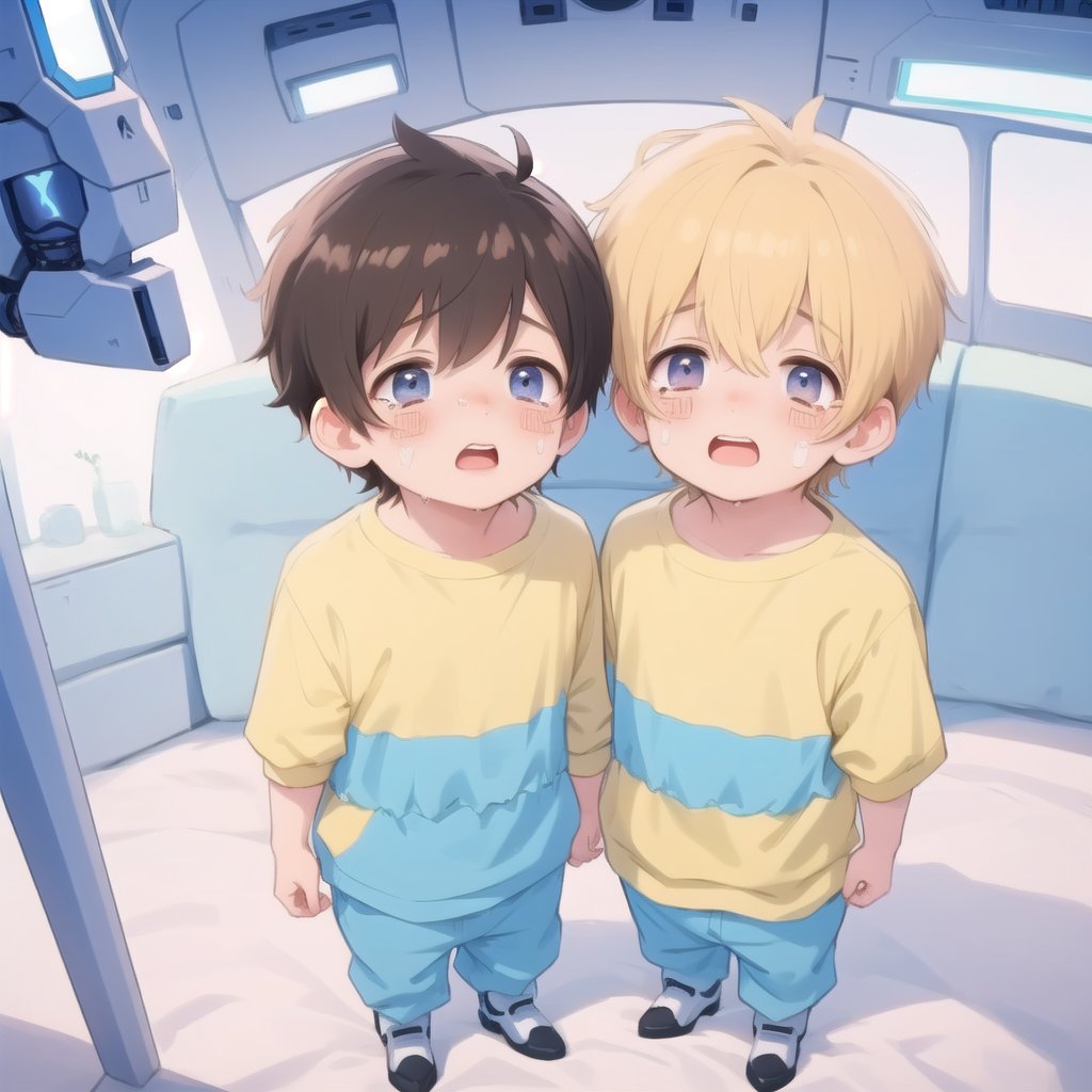 2 little boys, cry,cute,boys,BL,boys love,friendship,cybernetic,dal-1