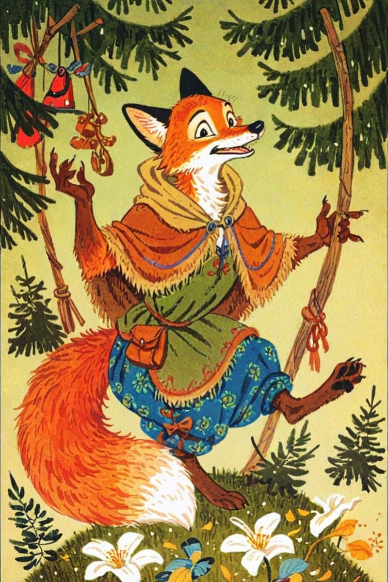 anthro fox girl,Robin Hood,(solo:1.5),forest,Trepenok,bow,cape,hood,portrait, <lora:Perfect Hands:1><lora:Trepenok:0.9>  <lora:age_slider_v4:-1>, score_9, score_8_up, score_7_up, score_6_up, score_5_up, score_4_up,zPDXL