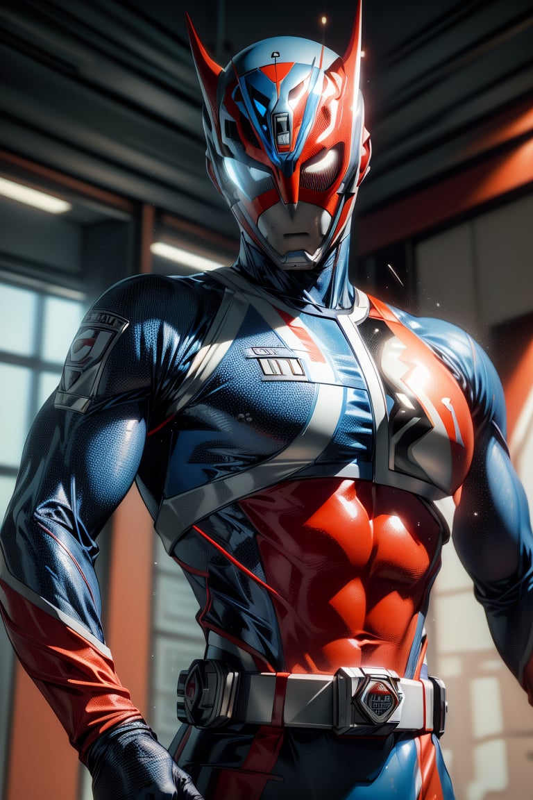 1man, ultraman, action_pose, dynamic pose, tokusatsu, (8K, ultra-detailed, masterpiece, best quality, detailed, highly detailed, sharp focus, perfect eyes) , (medium shot:1.3), (wide angle), (look at viewer:1.3), (not Safe for work:1.3),More Detail, dekaranger