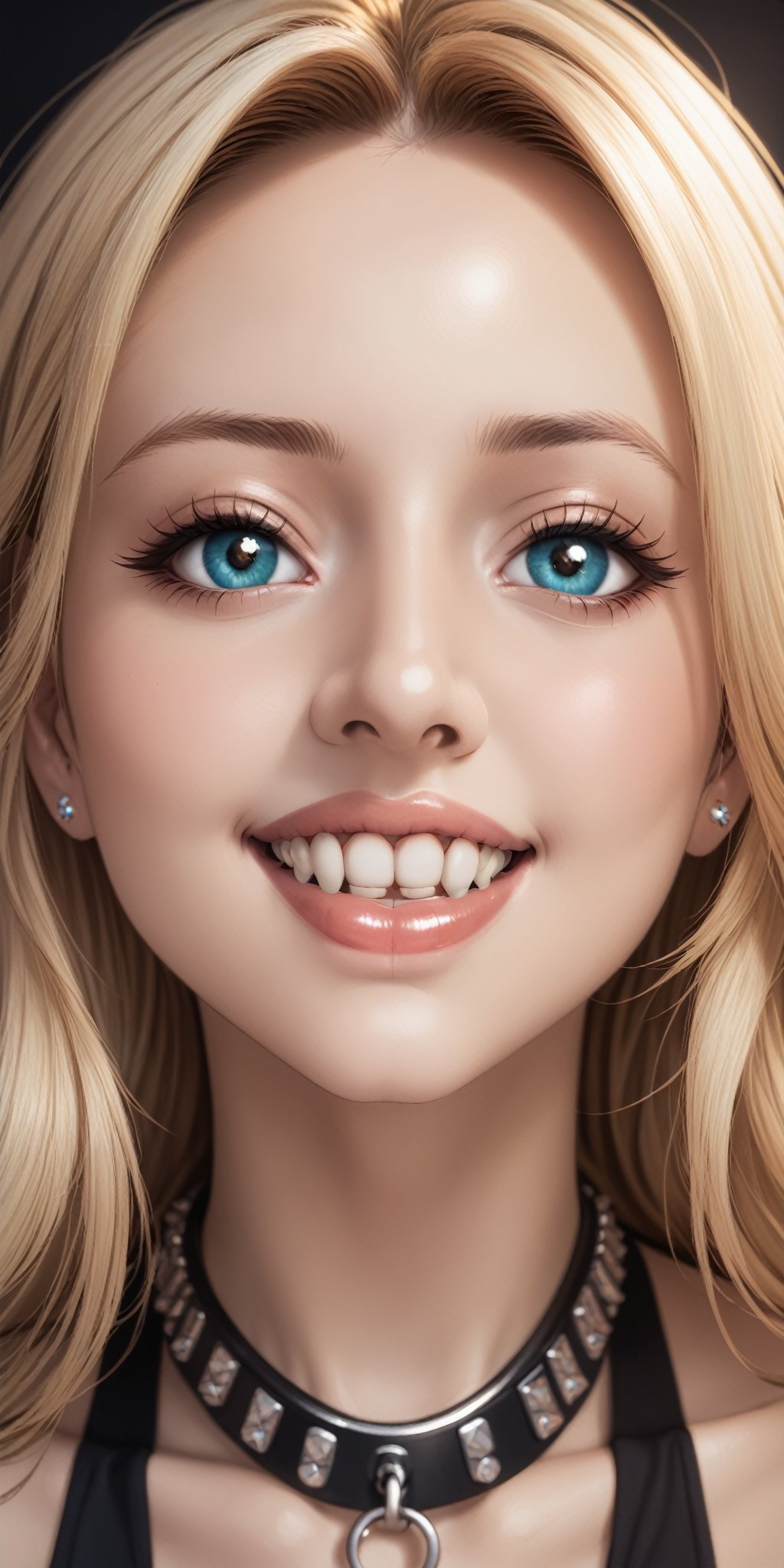 1girl,focus face, beautiful and detailed face, beautiful and detailed eyes,metal brackets on Teeth,Brackets Teeth,Teeth