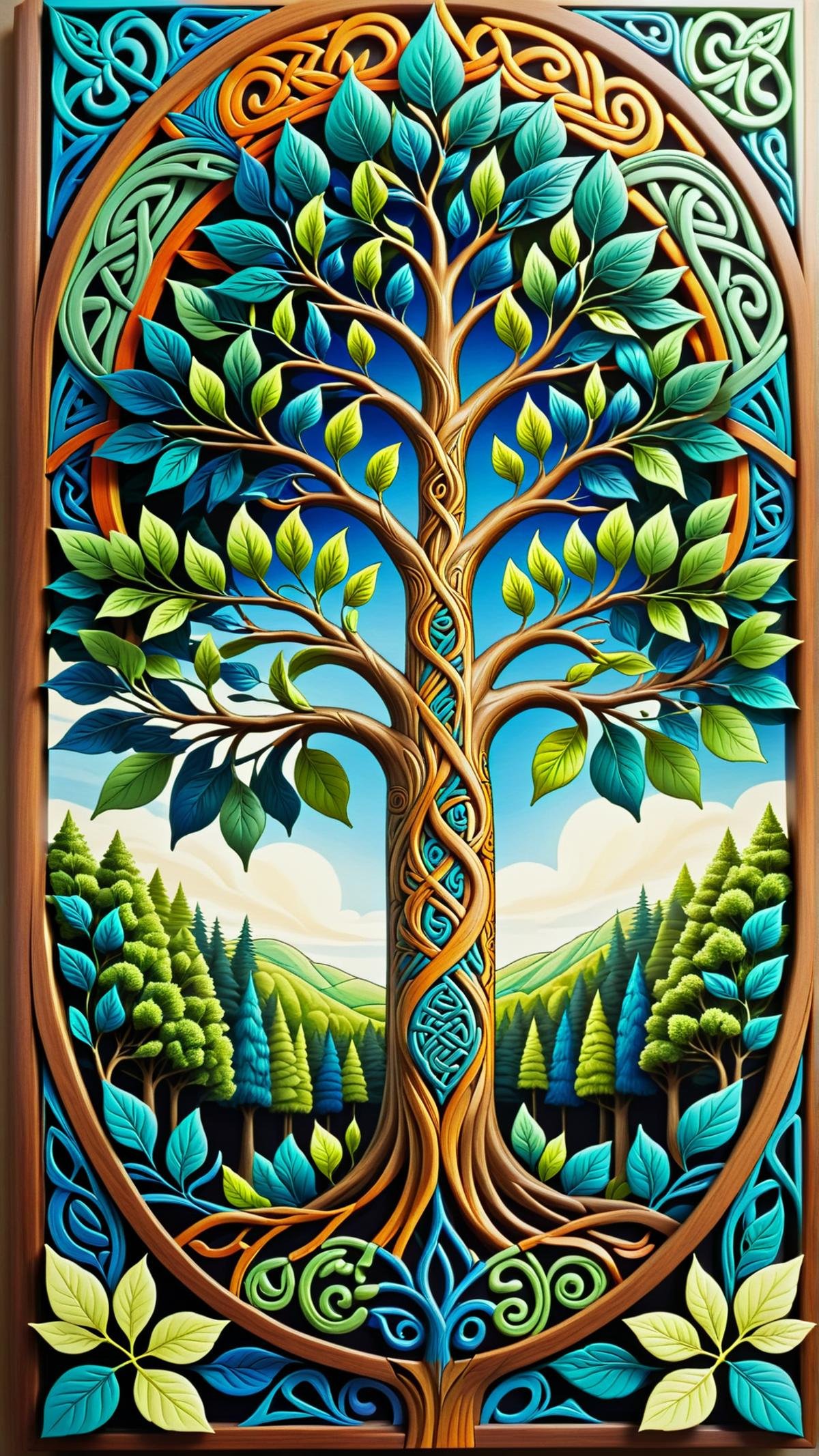 <lora:GaelicPatternStyleXL:1> GaelicPatternStyle tree