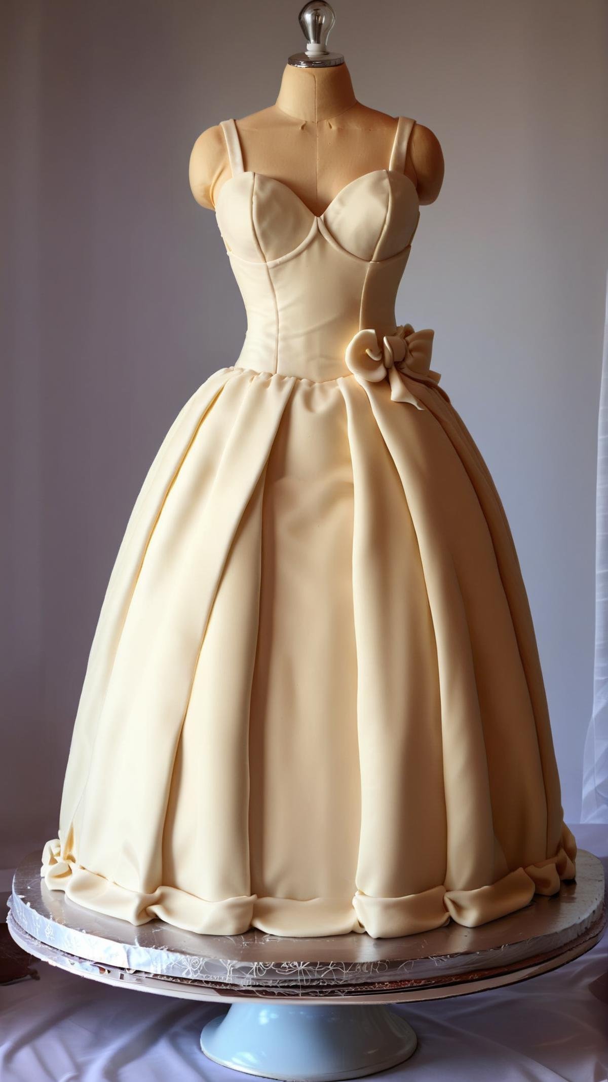 <lora:CakeStyleXL:1> CakeStyle wedding dress, custom cake, birthday cake,