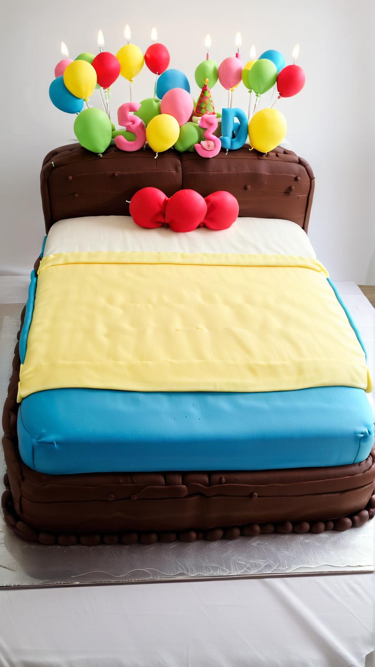 <lora:CakeStyleXL:1> CakeStyle bed, custom cake, birthday cake,