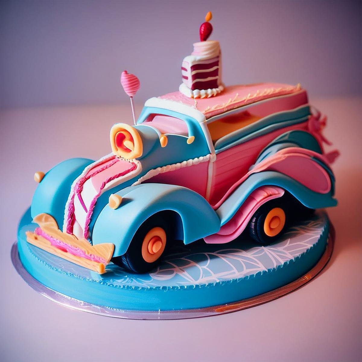 score_9, score_8_up, score_7_up, score_6_up, score_5_up, <lora:CakeStylePony:1> a custom cake, (CakeStyle motorbike:1.3), made as a cake, (Masterpiece:1.3) (best quality:1.2) (high quality:1.1)