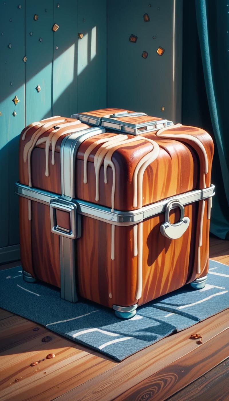 score_9, score_8_up, score_7_up, score_6_up, <lora:CinnamonBunStylePony:0.85> CinnamonBunStyle Suitcase, (Masterpiece:1.3) (best quality:1.2) (high quality:1.1)