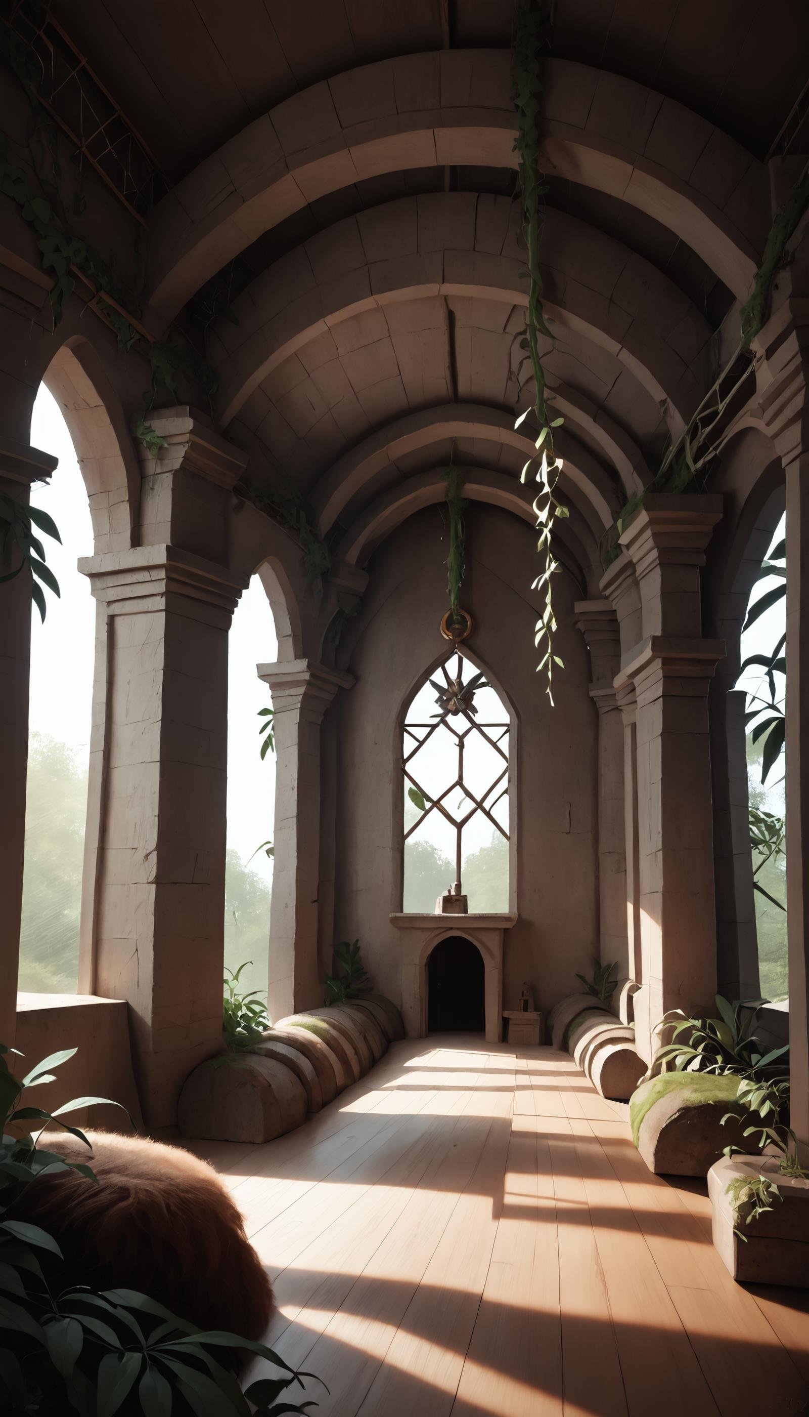 score_9, score_8_up, score_7_up, score_6_up, score_5_up, <lora:FluffyStylePony:0.8> fluffy, fuzzy,  FluffyStyle An overgrown stone temple, moss-covered walls, vines hanging from the ceiling, dimly lit by filtered sunlight. A mechanical bird, intricately detailed, perched on a power line, sparking and humming with energy. Gold and copper accents on the bird, with a hint of azure in its eyes. The bird is in pristine condition, pristine and untouched by the jungle, giving a stark contrast to the ruin around it. The temple and the bird are the only subjects in the image, with the temple being in the background and the bird being the main focus. The atmosphere is one of mystery and discovery, the feeling that this temple has been lost to time and the bird is the only hint of the civilization that once was., ebony & ivory, <lora:Realistic_2.5DAnime_Merge1:0.7> <lora:add-detail-xl:1.5>, (Masterpiece:1.3) (best quality:1.2) (high quality:1.1)