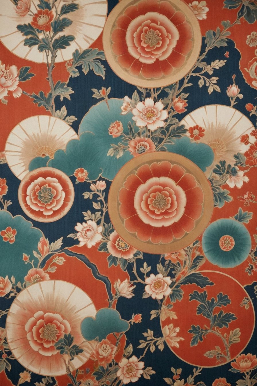 Chinese style Chinese elements fill the palette with abstract style, vibrant colors, traditional patterns, vivid hues, splendid decorations, rich details, and a full-bodied effect.
