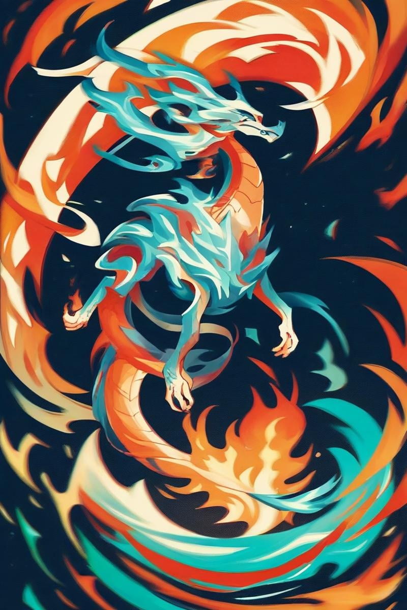 score_9, score_8_up, score_7_up, score_6_up, score_5_up, DonMM47hXL geometric, colorful, mycelium molten holy asian stocky dragon,   fiery, rating_safe, <lora:DonMM47hXL-pony:1>