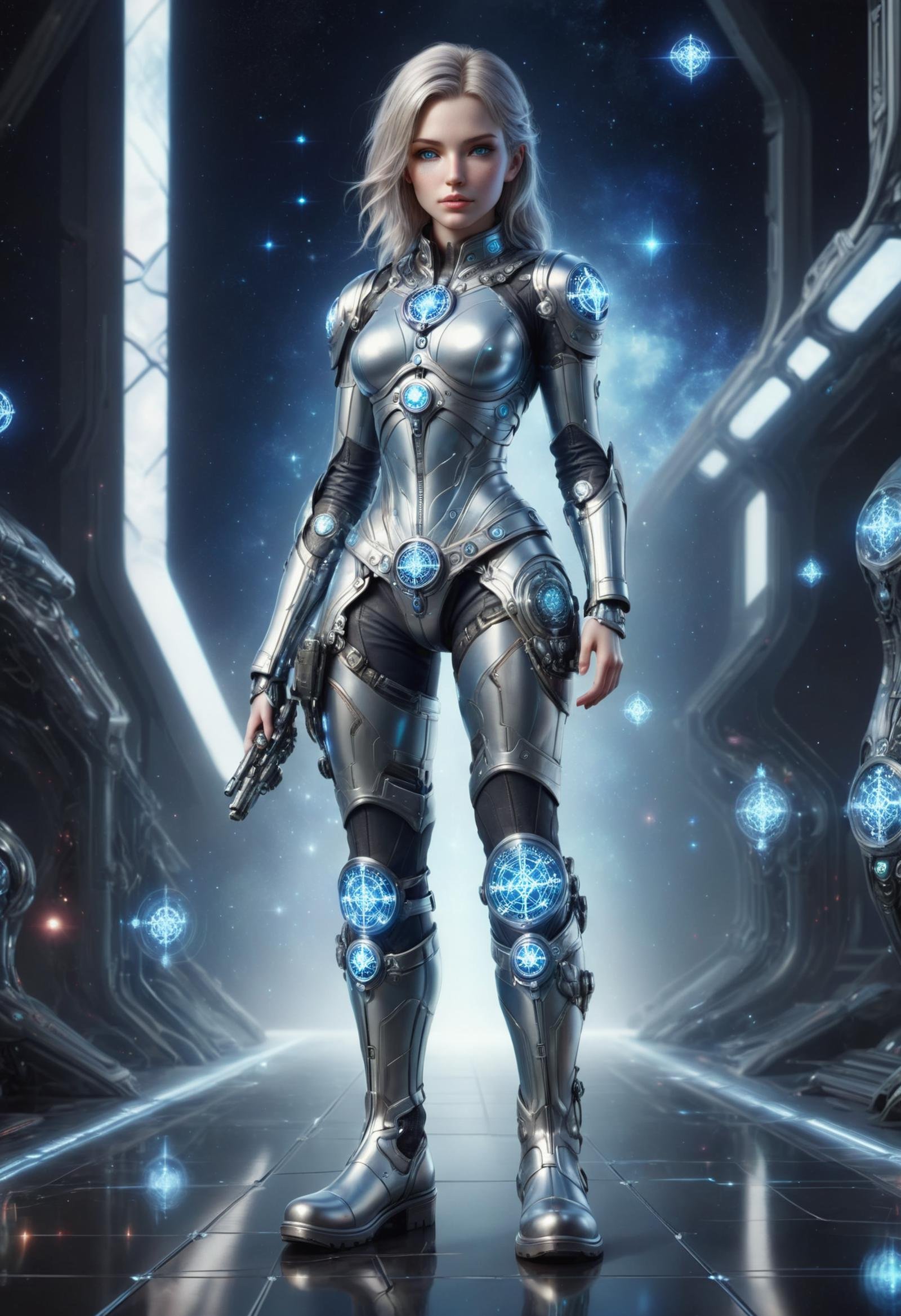 DonMT3chC057ruc7sXL female tho, galactic peacekeeper,, boots, scifi, tech, metallic  <lora:DonMT3chC057ruc7sXL:0.8> 