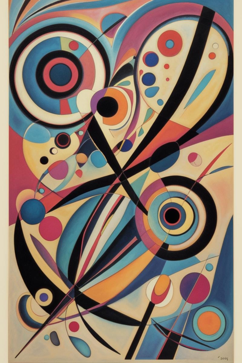 abstract, art by Kandinsky