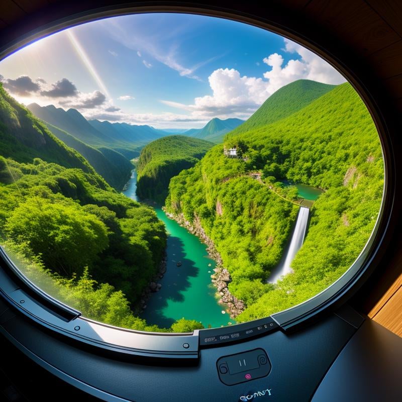 POV, wide angle shot, high vantage point, (Establishing shot), overlooking beautiful fantasy world with lush vegetation, winding rivers, sprawling landscape, (mountains:1.1), (castles:0.8), natural lighting, [god rays[, raytracing, particle effects, vivid colors, (highly detailed, hyperdetailed, intricate), photorealism, photographed on a Sony Alpha 7 IV Full-frame Mirrorless Camera, 24mm ultra wide lens, 8k resolution, Award-winning photography