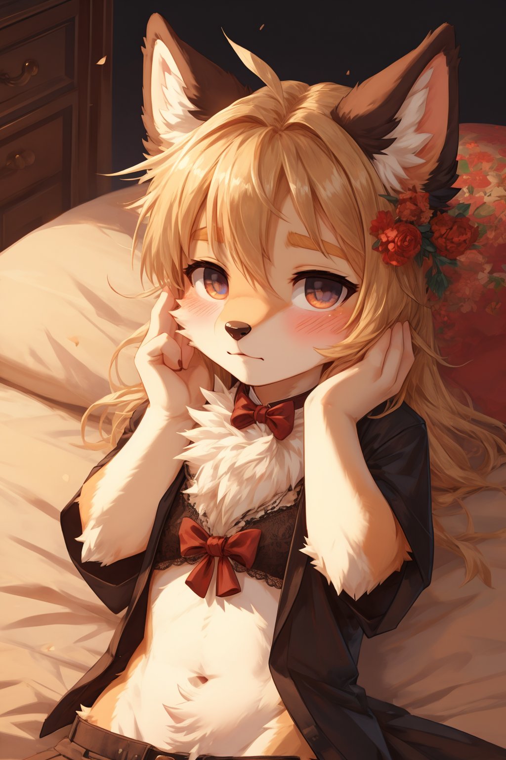 masterpiece,best quality,perfect_art,blush face,cute,sexy,furry,fur,beaut fur,furry