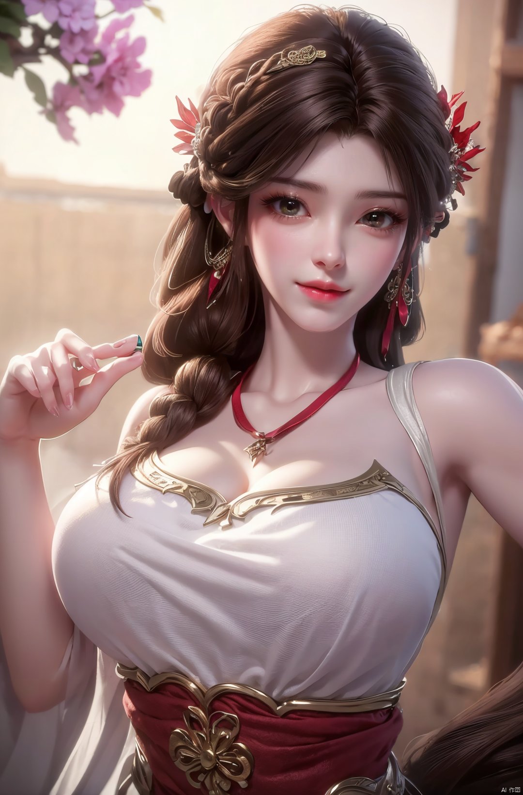  masterpiece,(best quality),cowboy shot,(good structure), dslr quality,depth of field,kind smile,looking_at_viewer,dynamic pose,xhuolinger,(big breasts:1.23),xtianqiong,xyunluo,x-hydrangea, ty-hd,girl