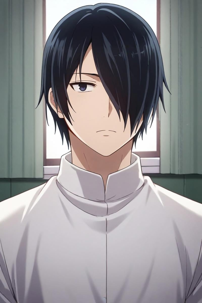 score_9, score_8_up, score_7_up, source_anime, rating_safe, , (photorealistic:0.6), looking at viewer, , 1boy, solo, male focus, <lora:yuu_ishigami_pony:0.78>, yuu_ishigami, black hair, black eyes, short hair, hair over one eye, bangs, , , ,, <lora:sdxl_lightning_8step_lora:1>