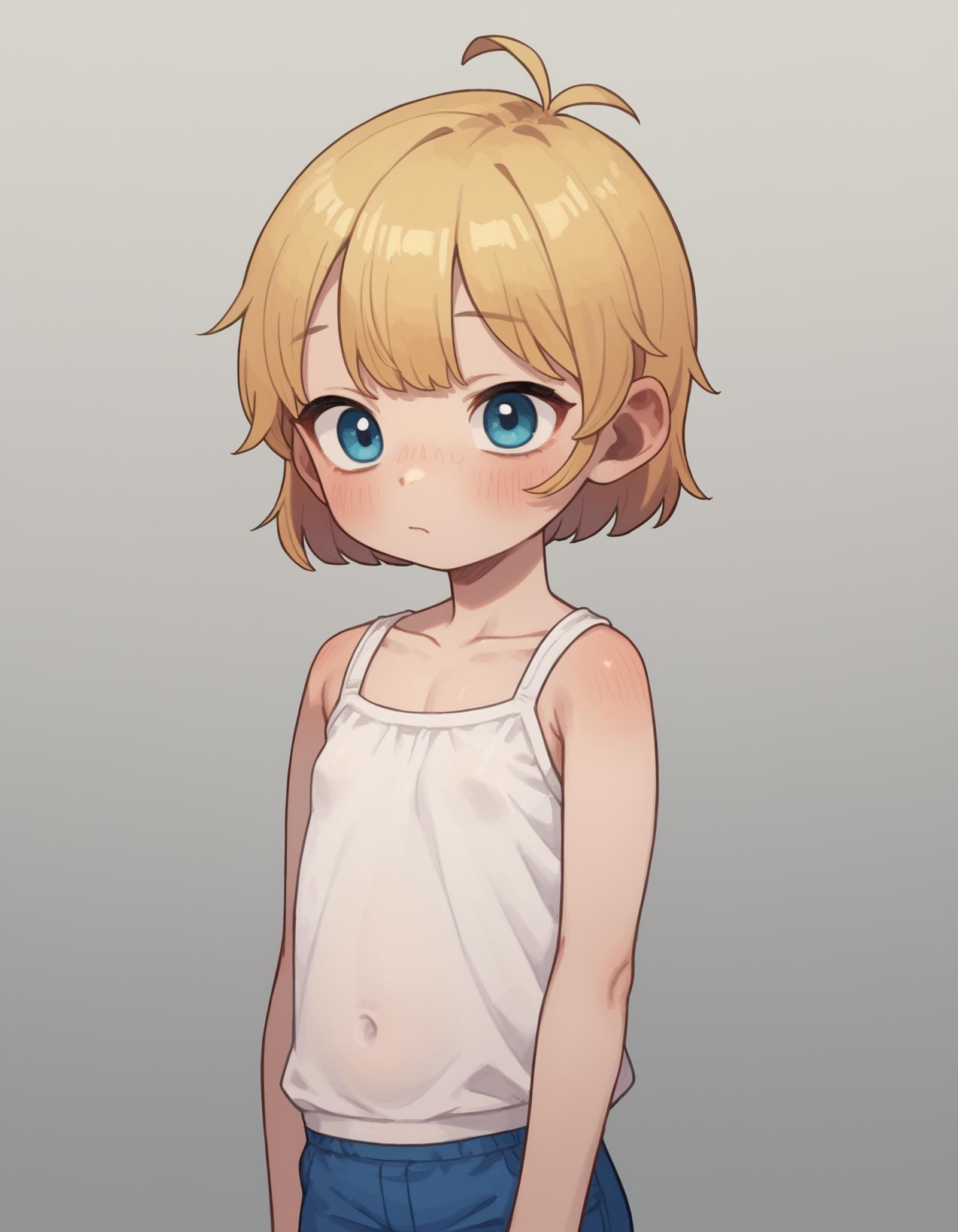 zPDXL, score_9, score_8_up, score_7_up, source_anime,1girl, solo, __cf-*/prompt-full__,  <lora:PossumMachine_v2:0.8> possmach, little girl, child, flat chest