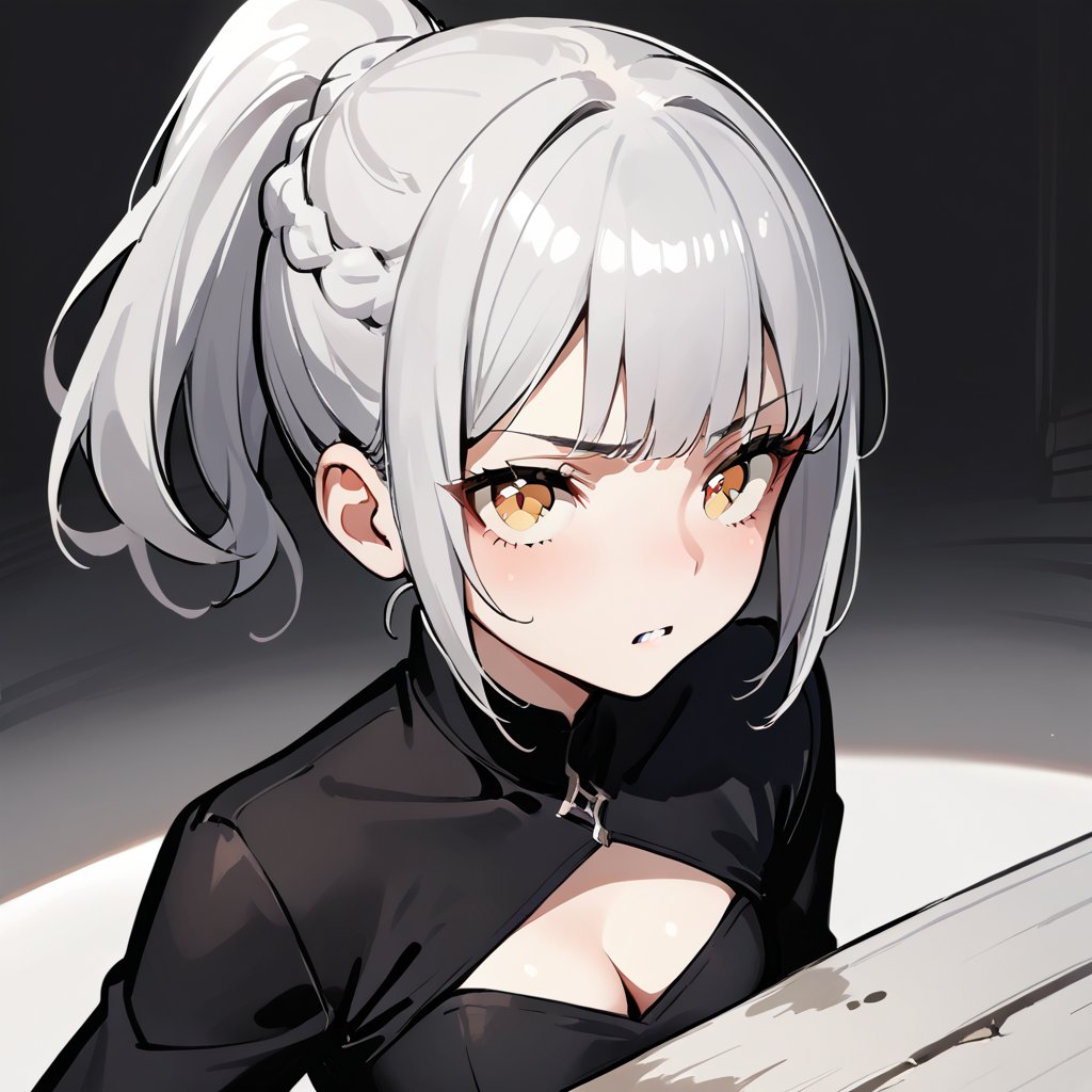 score_9, score_8_up, score_7_up, score_6_up, source_anime, BREAK,
1girl, solo, Luna, silver hair, black dress, golden eyes, sidelocks, ponytail, long sleeves, pantyhose, close up, looking at viewer,