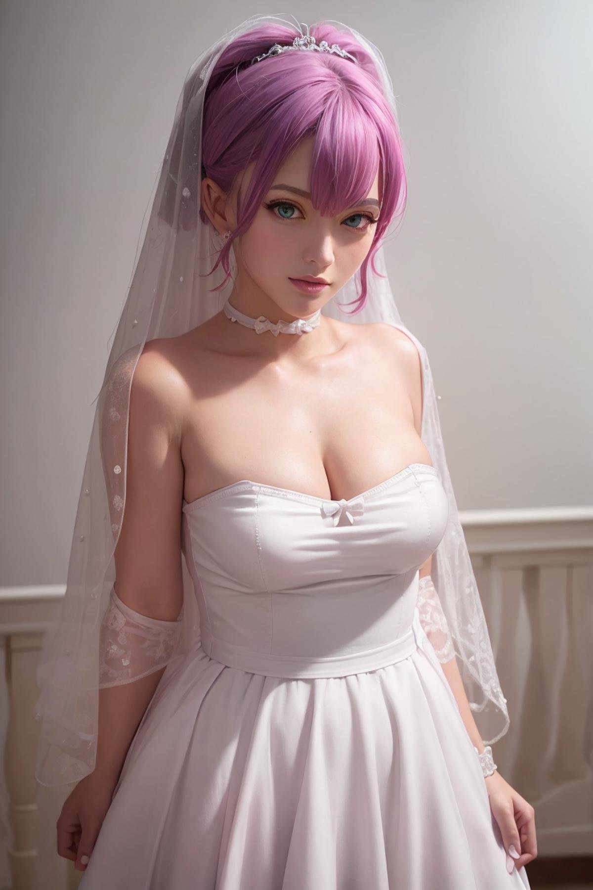 <lora:javelin_v2.0:0.8>, javelin\(azur lane\), \(blissful_purity\), wedding dress, 1girl, solo,  church,:d, looking at viewer,, 8yk,raw photo, High Detail,(ray tracing),(masterpiece), (best quality), highres,(realistic:1.4),ultra detailed, physically-based rendering,