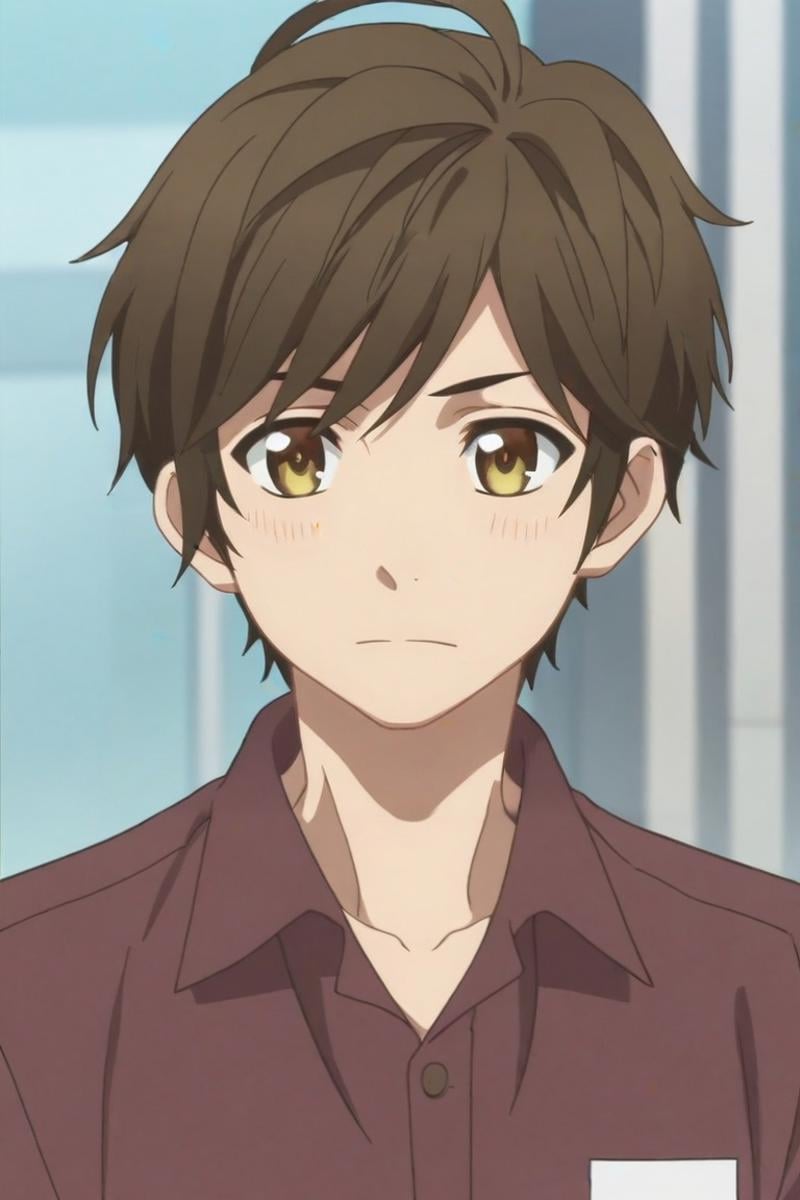 score_9, score_8_up, score_7_up, , rating_safe, intricate details, anime screencap, , , , depth of field, 1boy, solo, male focus, <lora:souta_mochizuki_pony:0.9>, souta_mochizuki, brown hair, brown eyes, short hair, , comic book character costume, <lora:sdxl_lightning_8step_lora:1>