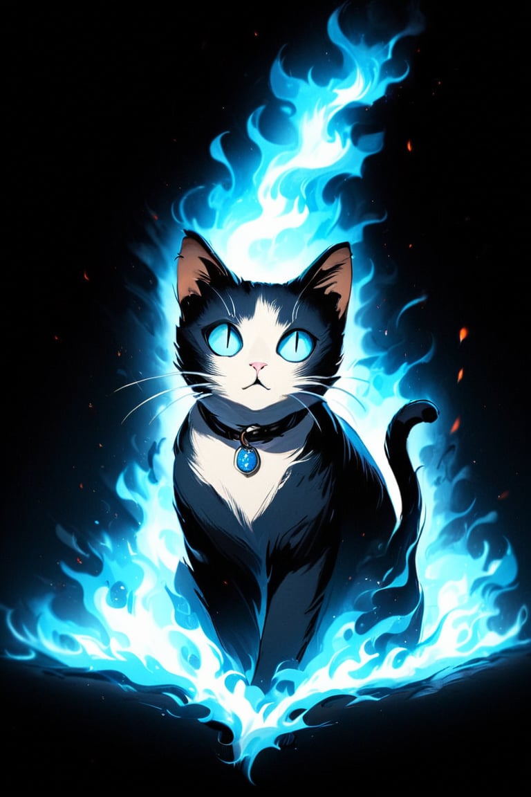 cat,blue fire,BlFire