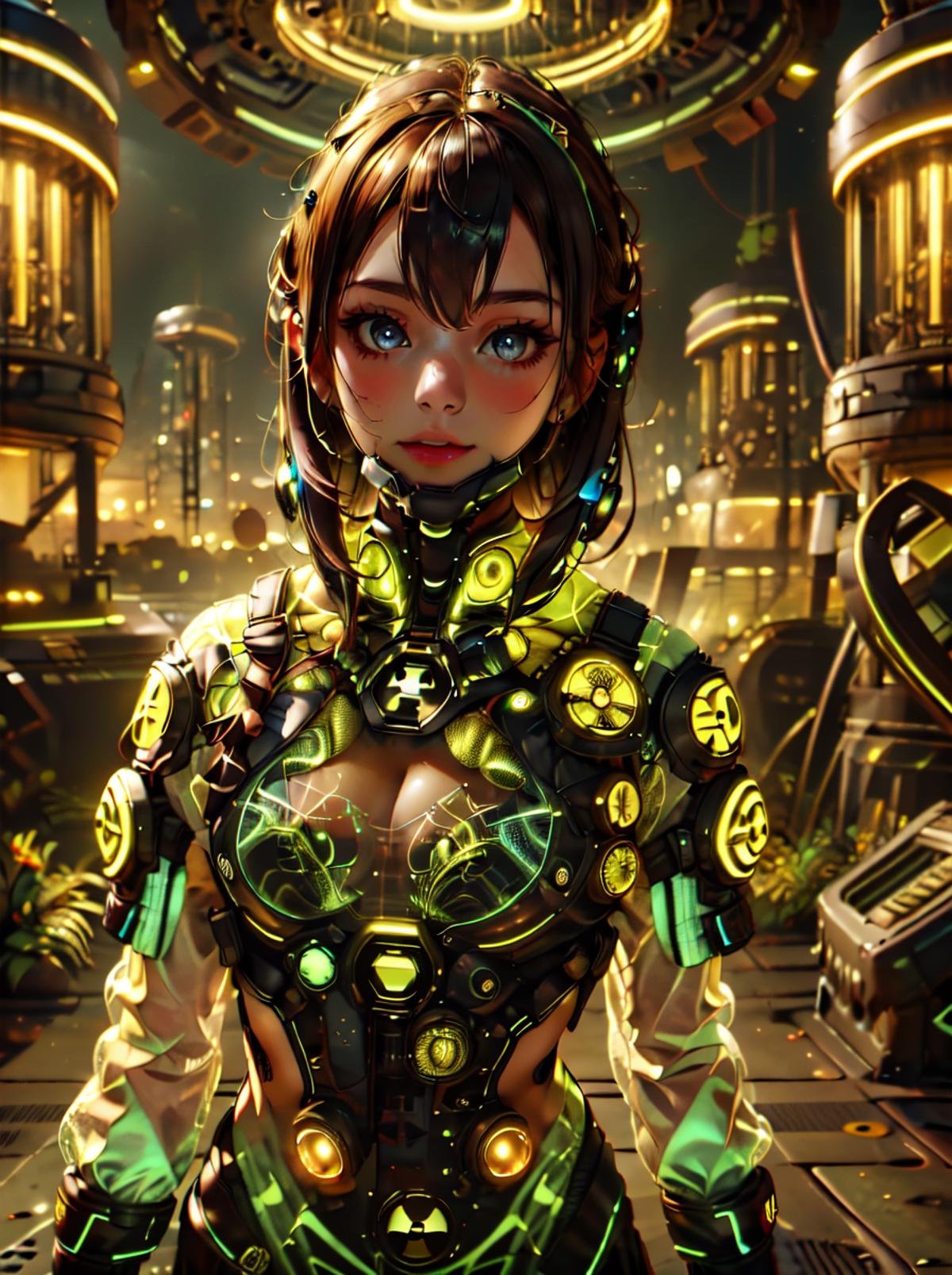 <lora:Hazard_r1:0.8>,nuclearhazard,1girl,clothes,radiation, transparent, nuclear, see-through