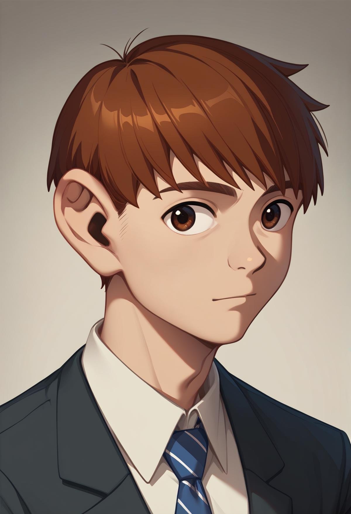 score_9, score_8_up, score_7_up, score_6_up, 1boy, ,chilchuck tims, brown hair, brown eyes, suit, game cg, best quality, amazing quality, best aesthetic, absurdres, solo ,score_9_up, score_5_up<lora:EMS-347366-EMS:1.000000>