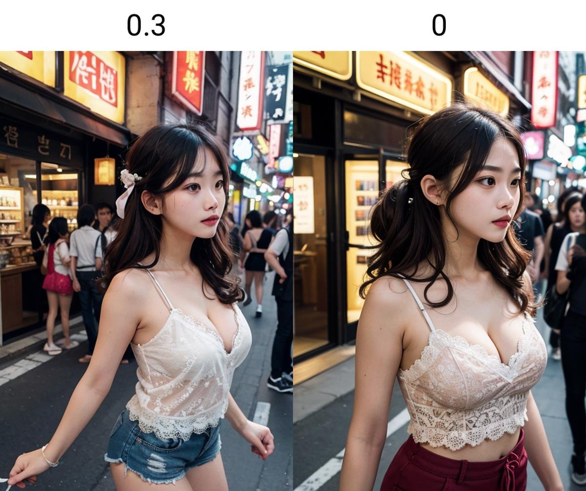 (((masterpiece))), (((best quality))), 8k, highres, upper body, beautiful detailed face, 1girl, brown hair, wavy hair, updo, sidelocks, ribbon, ulzaang, cleavage, asian, cleavage, lace camisole, shorts, walking, storefront, shopping street, vandors, narrow roadside, signboard lights, crowd,<lora:cuteasiangirlstyle:0.3>